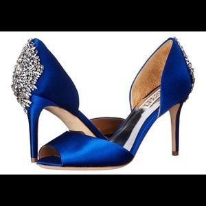 Badgley Mischka Maxine Satin D'Orsay Pump